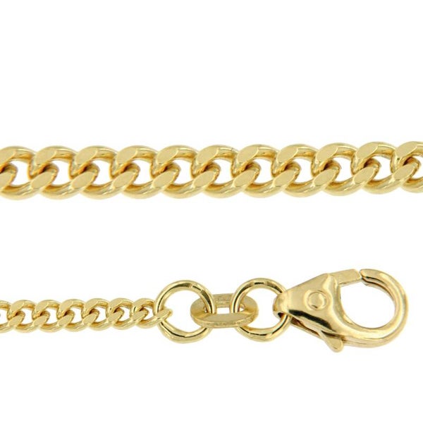 Gouden ketting gourmet 60cm