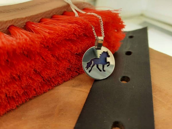 Hanger Töltende ijslander blauw/paars