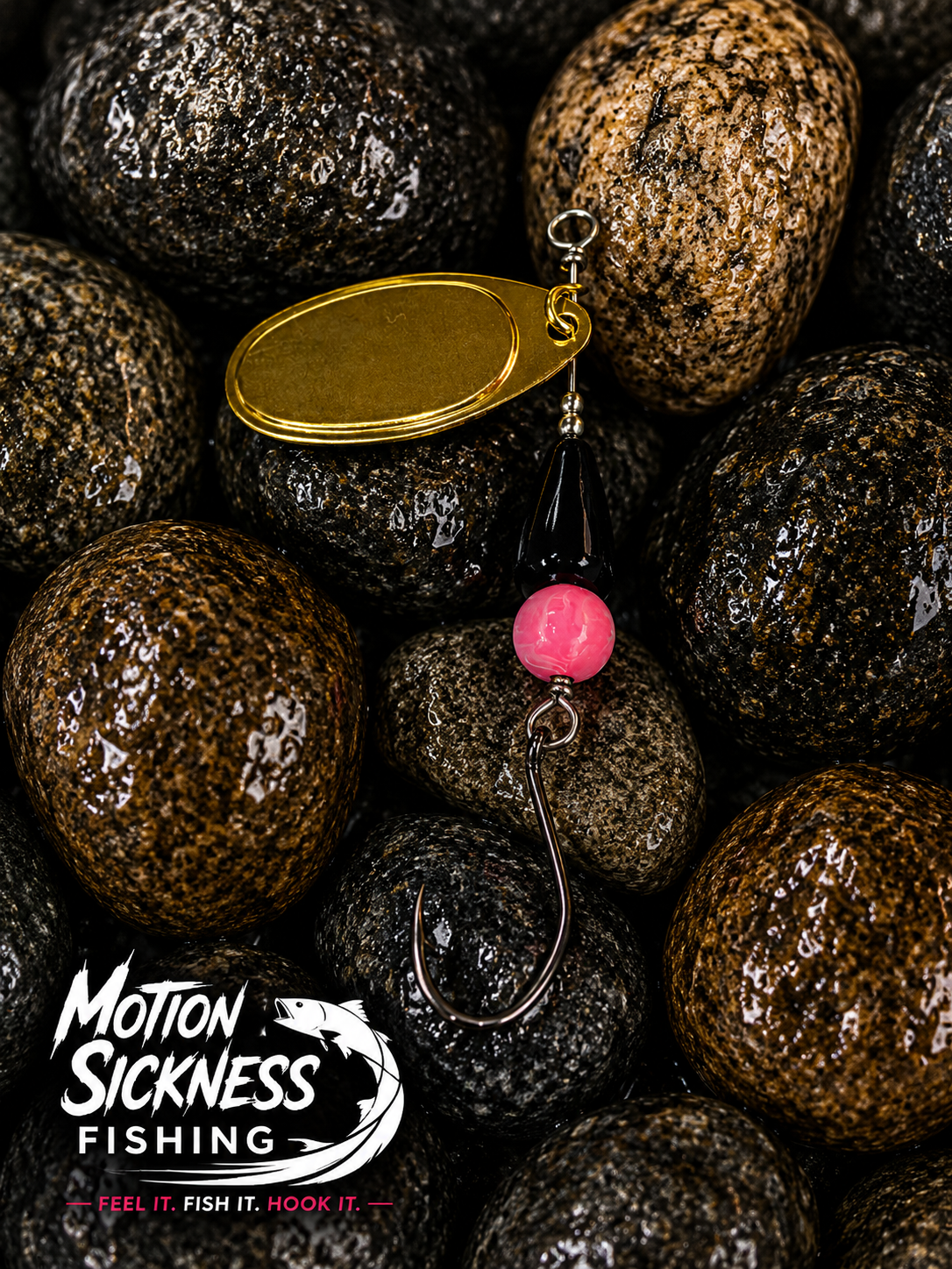 Bullet Weight Spinner "BUBBLEGUM GOLD"