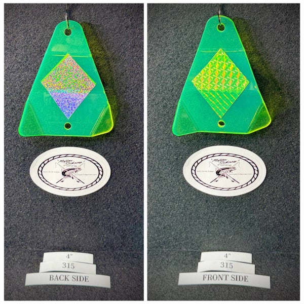 “Toxic Glow” Chartreuse 4” Flasher