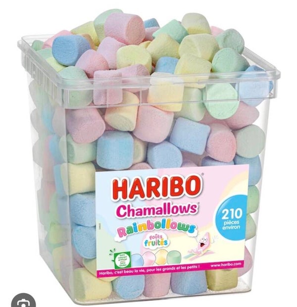 Chamallows rainbollows fruits (x6)
