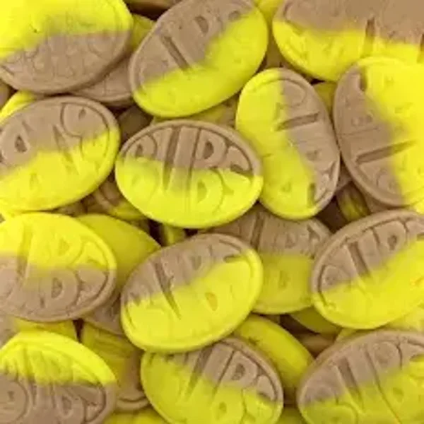 Bubs Banane caramel ovale (100g)