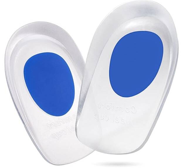 Siliconen hieltje, past gemakkelijk in je schoenen. Voor gebruik bij hiel en achillespeesklachten.