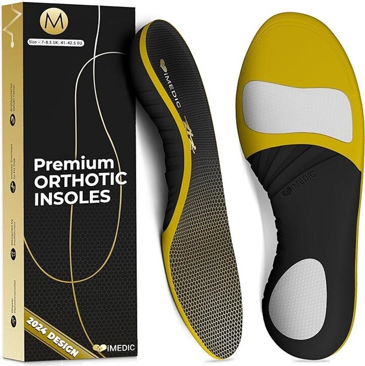 iMedic Premium Orthopedische inlegzolen, vooral geschikt voor hielspoor en fasciitis plantaris