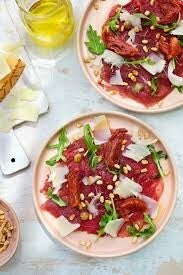 Carpaccio van witbauw