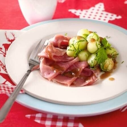 Bordje met parmaham