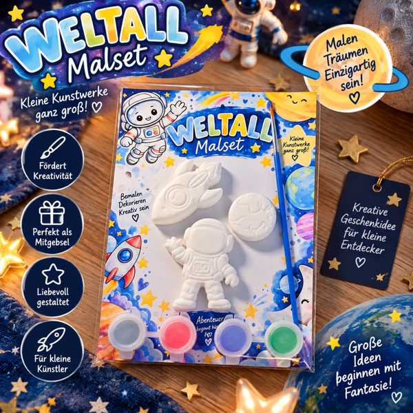 Weltall Malset - Kreativset für Kinder Geburtstage