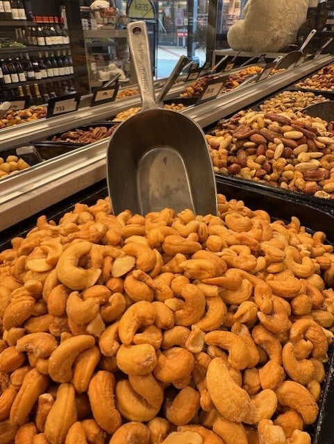 Cashewnoten gezout