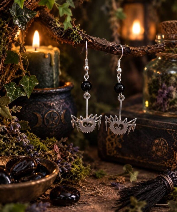 Boucles d'oreilles d'intention - Araignée
