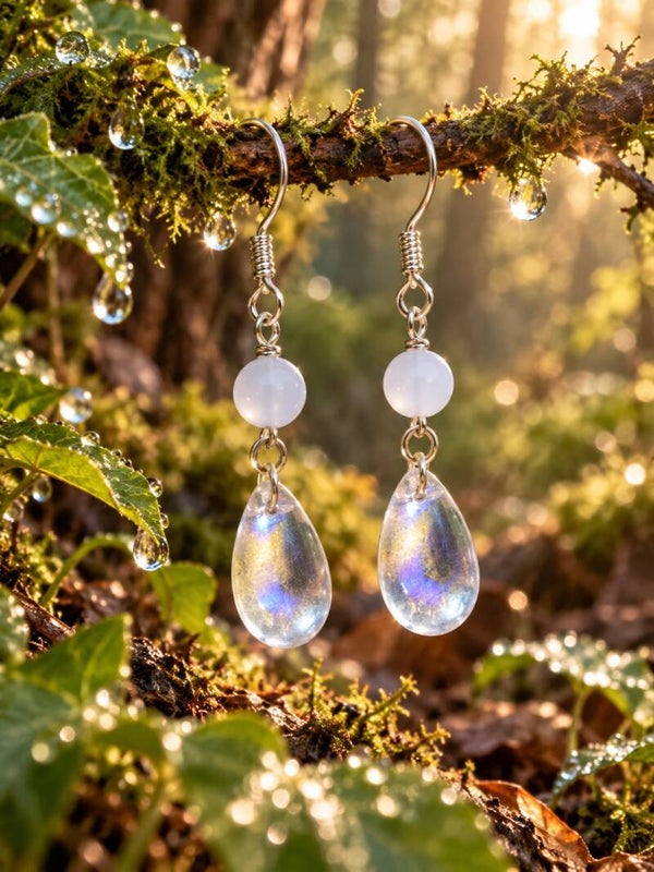 Boucles d'oreilles d'intention - Collection Sous-bois enchanté