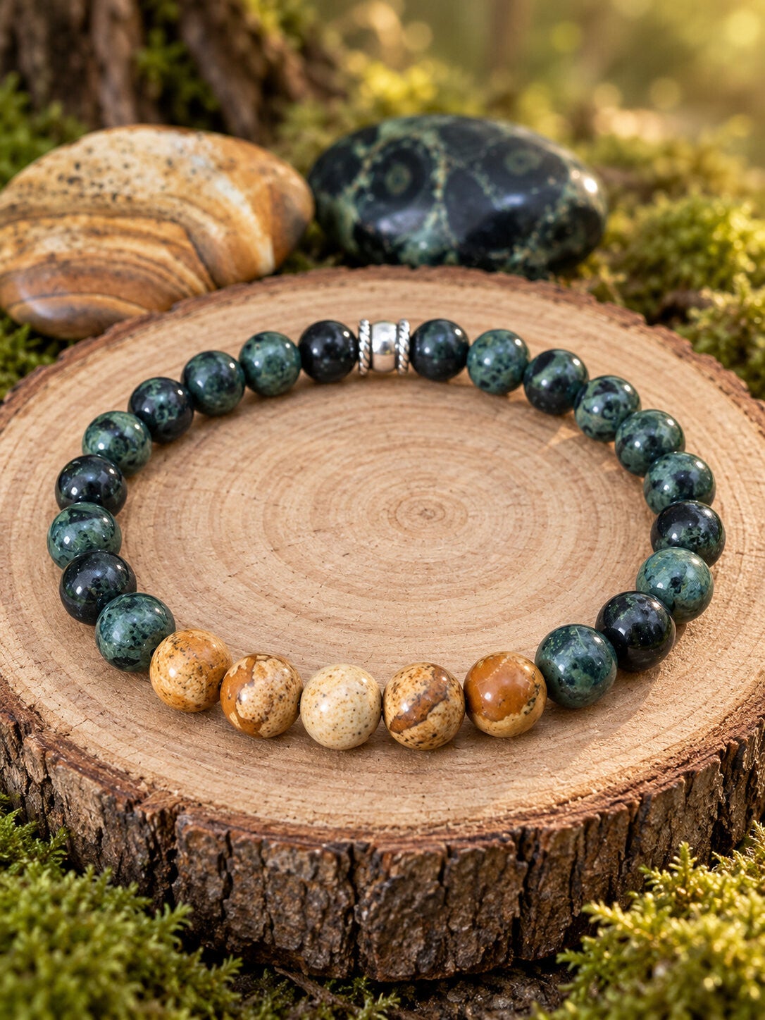 Bracelet d’intention affirmé, 8mm - Collection permanente