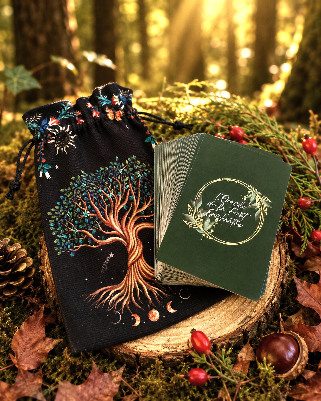 Oracle de la Forêt Enchantée - Cartes divinatoires inspirées de la nature