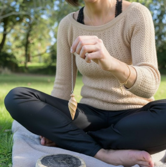 Pendule Divinatoire, outil intuitif, Bulles de Douceur