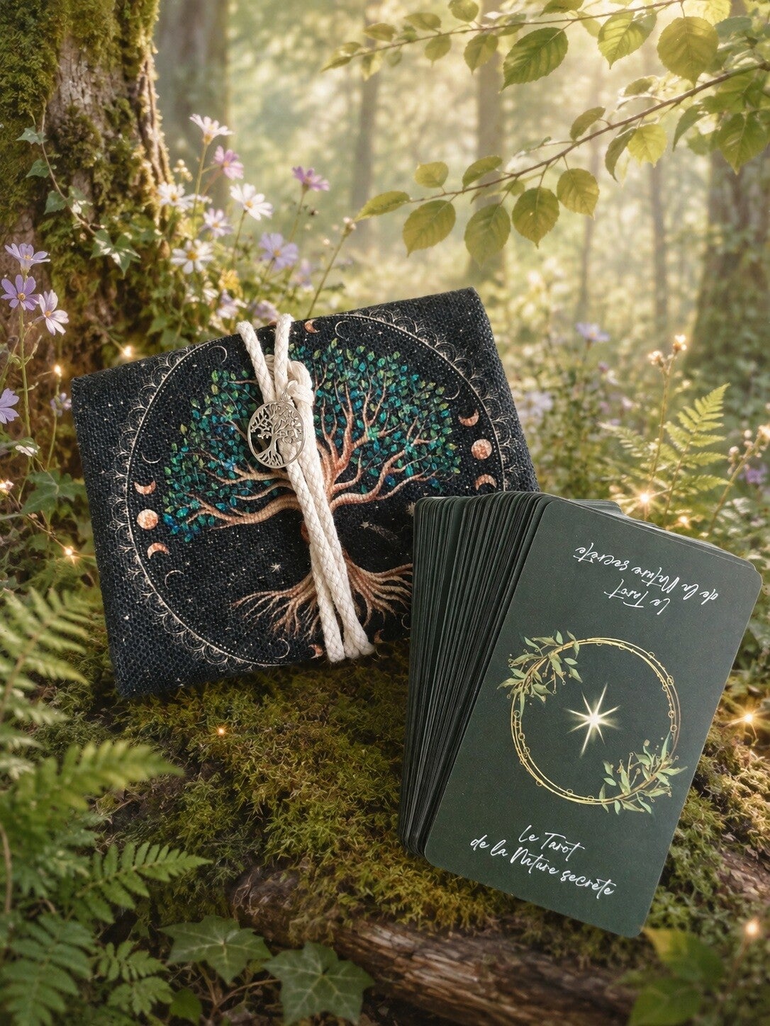 Tarot de la Nature Secrète – tarot traditionnel de 78 cartes inspiré de la nature et de la forêt