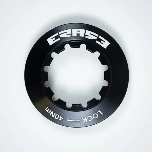 Erase Components Centerlock ring zwart