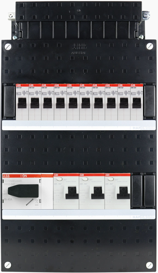 ABB 3-fase groepenkast busboard - 10 groepen