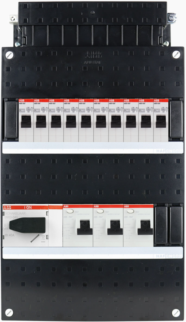 ABB 3-fase groepenkast busboard - 10 groepen