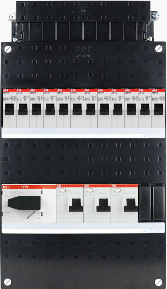 ABB 3-fase groepenkast busboard - 12 groepen
