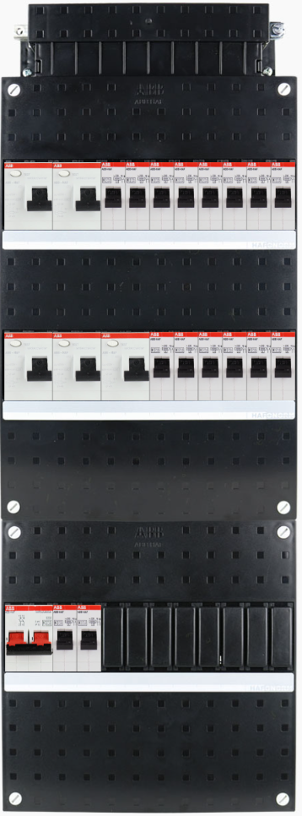 ABB 1-fase groepenkast busboard - 16 groepen