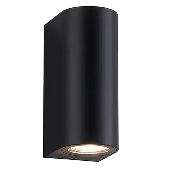 Nova wandlamp LED up/down + GU10 5W 3000K zwart