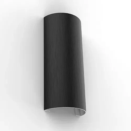 Nova wandlamp rond LED up/down zwart