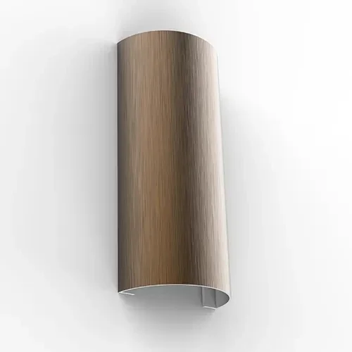 Nova wandlamp rond LED up/down brons/groen