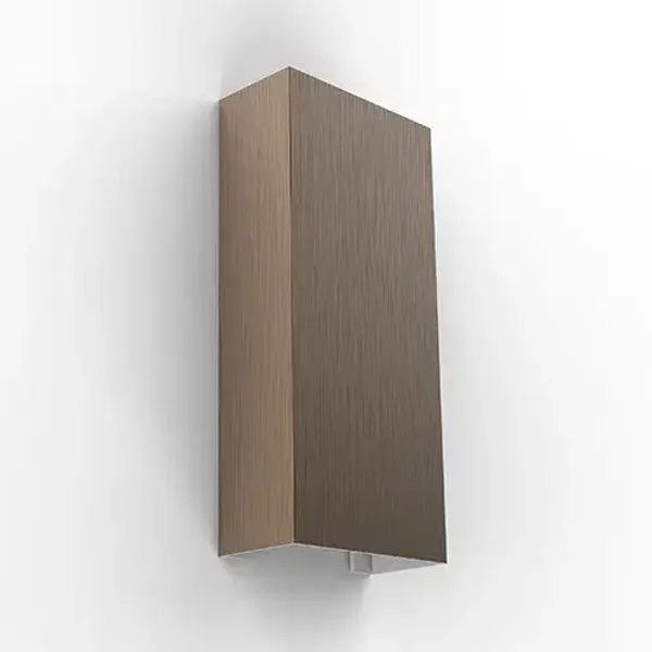 Nova wandlamp vierkant LED up/down brons/groen