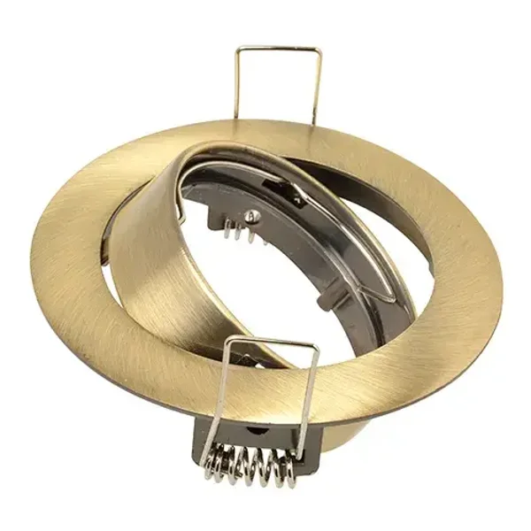 Nova inbouwspot 50mm kantelbaar brons
