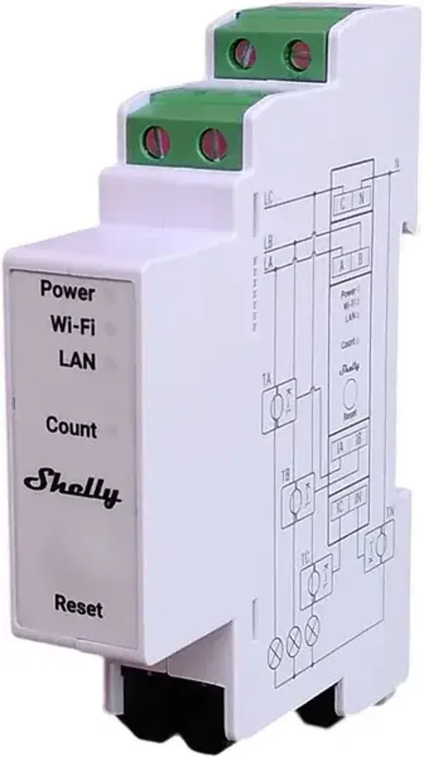Shelly Pro 3EM-3CT6.