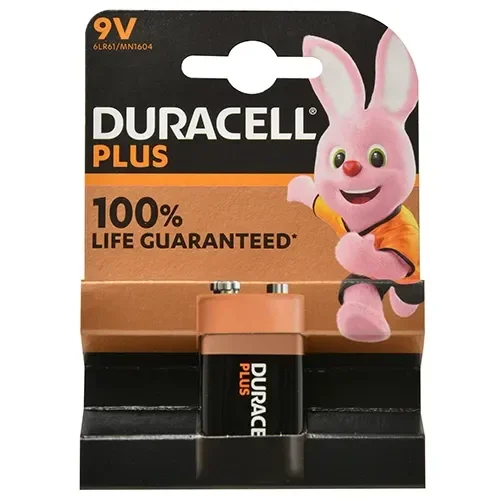 Duracell power plus  1x 9V