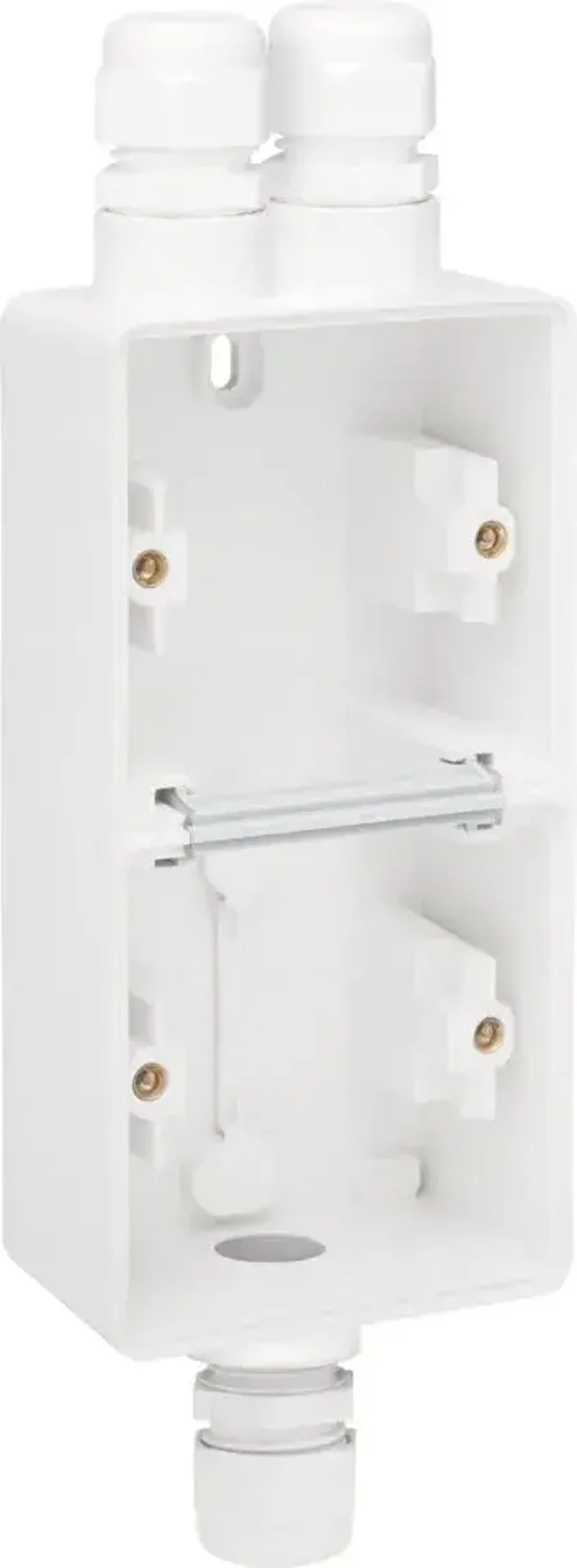 Niko Hydro 2V opbouwdoos verticaal met 3xM20 wartel wit