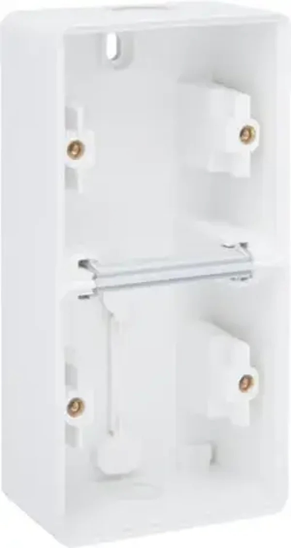 Niko Hydro 2V opbouwdoos met 2x soepele ingang wit