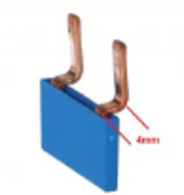 Gacia/SEP kamrail 1P 17,8mm gebogen - blauw