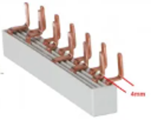 Gacia/SEP kamrail 1P+N 3-F verdeelt