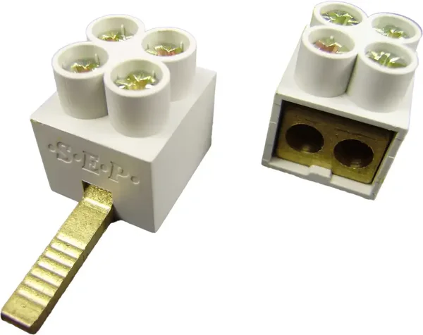 Gacia/SEP DTL aftakblok dubbel 2x16mm