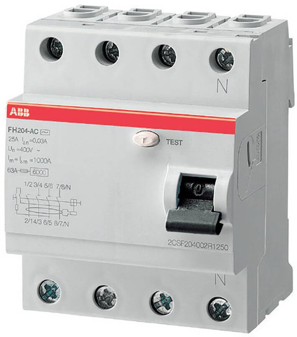 ABB aardlekschakelaar 30mA 4P