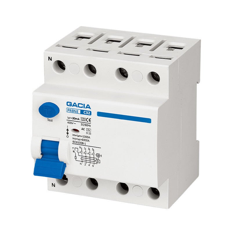 Gacia/SEP aardlekschakelaar 300mA 3P+N
