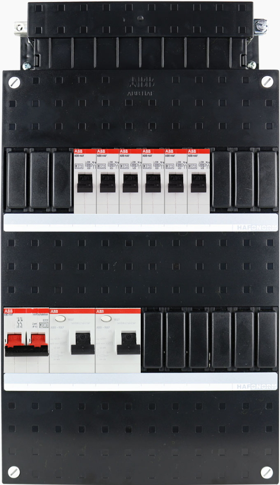 ABB 1-fase groepenkast busboard - 6 groepen