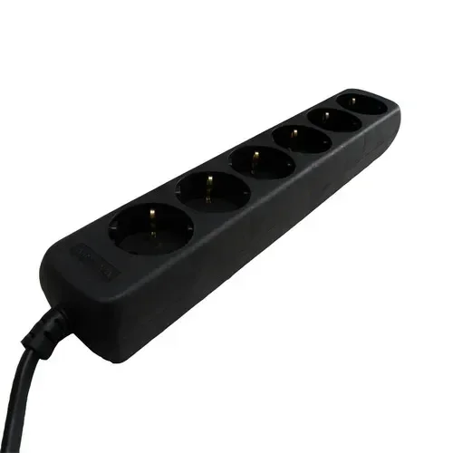 VB stekkerdoos 6V 3x1,5 zwart