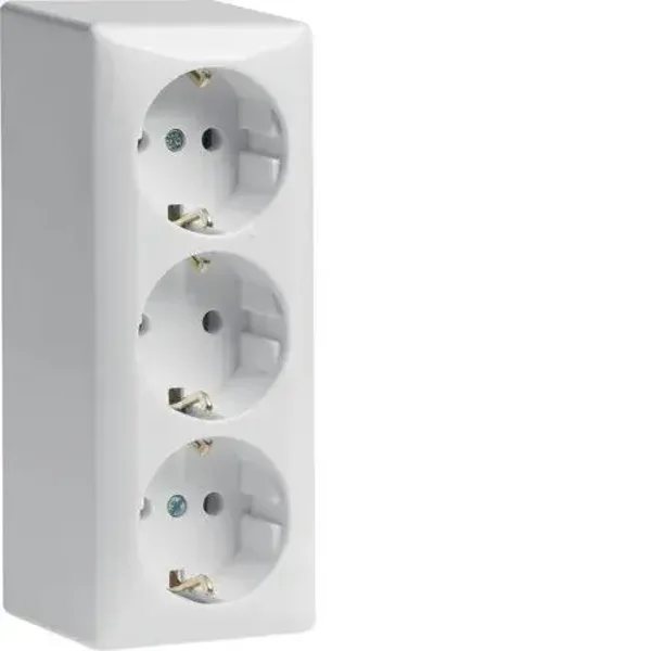 Berker opbouw wcd 3V wit