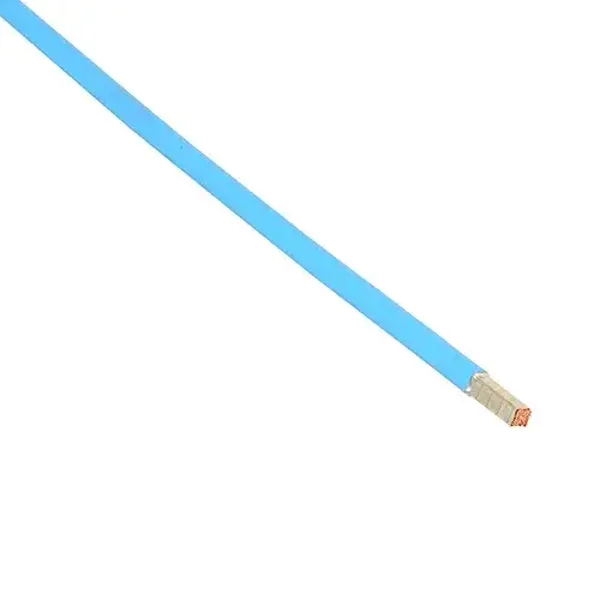 VCB ongeisol. doorverbindings snoer 6mm² - blauw