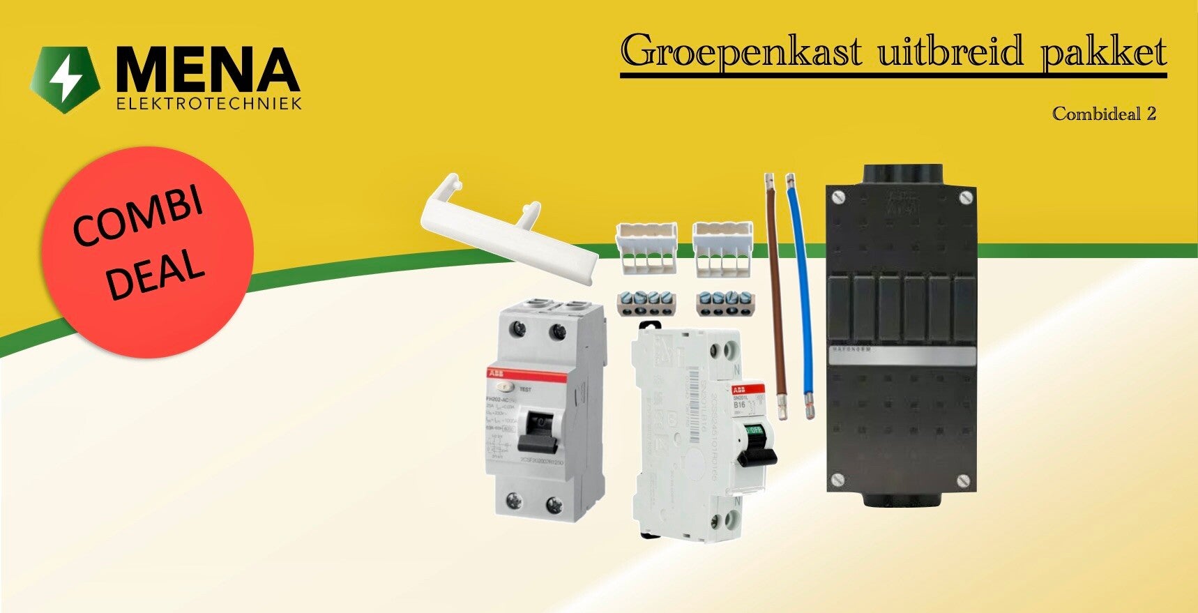 Combi deal 2 - ABB groepenkast uitbreid pakket