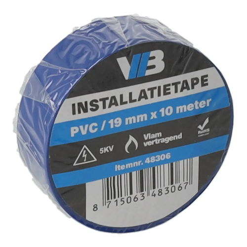 VCB installatie tape blauw