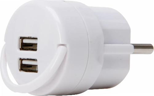 Kopp USB stekkerlader 2-voudig 2,1A