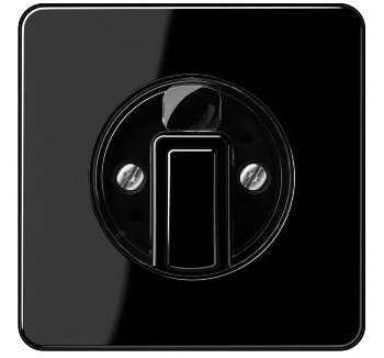 Jung afdekplaat draaischakelaar - CD500 zwart