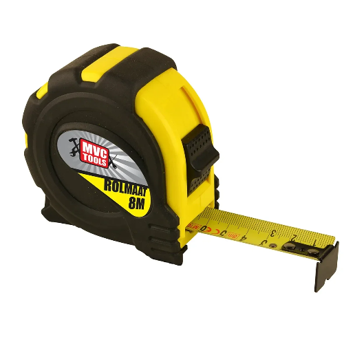 MVC rolmaat 8 meter 25mm met magneet kop
