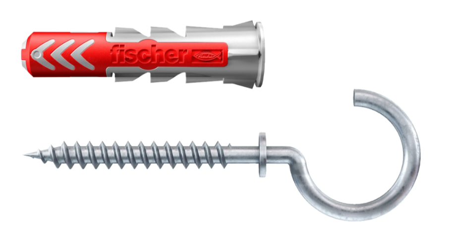 Fischer duopower plug 5x25 met ronde haak