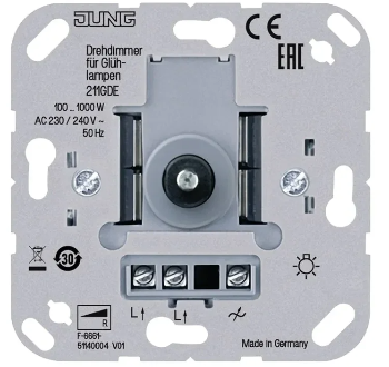 Jung gloeilamp dimmer 100-1000W - basiselement