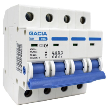 Gacia/SEP hoofdschakelaar 4P 4 modules