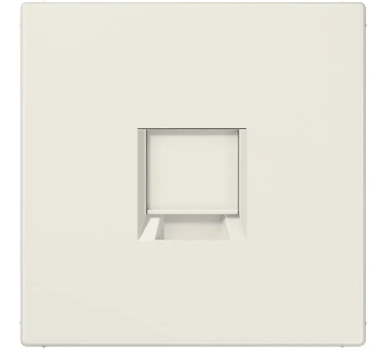 Jung afdekplaat modular jack 1V - LS990 creme